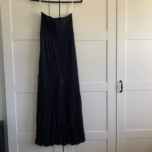 Aerie size S. Strapless gauze maxi dress. So cute. Perfect condition.